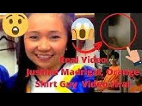 Justin Madrigal Viral Full Video Lalaking Naka Orange Chinupa .